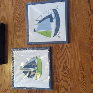 - Nauticakids 2 piece wall decor- New